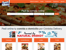 Tablet Screenshot of cordobadelivery.com